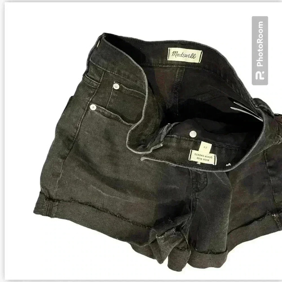 Madewell high rise denim short Luna wash size 28 - Picture 7 of 7